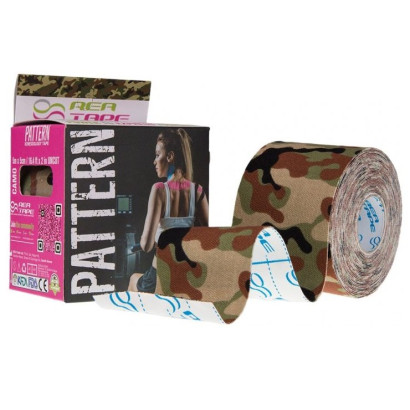Кинезиотейп REA TAPE Pattern, милитари REA-Pattern-mil