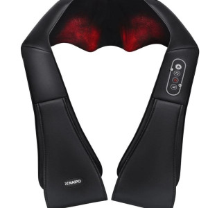 Масажер NAIPO Shoulder & Neck з підігрівом для шиї з функціями масажу Шиатцу та 3D-обертанням MGS-150DC
