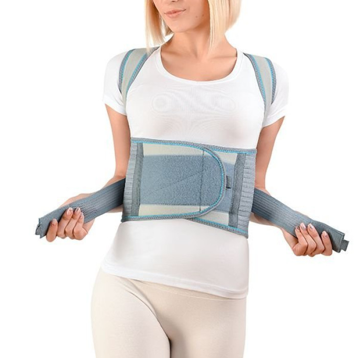 Корсет для коррекции осанки жесткий Alkom 1020