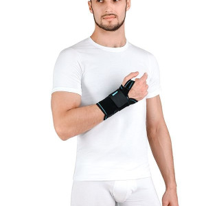 Ортез на променево-зап'ястний суглоб із металевою шиною універсальний Алком 4069