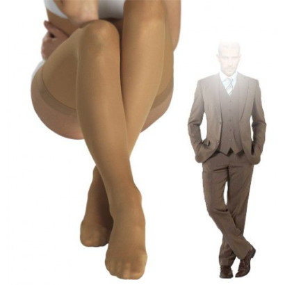 Панчохи медичні еластичні компресійні, з закритим миском, II клас компресії Tonus Elast 0402 LUX