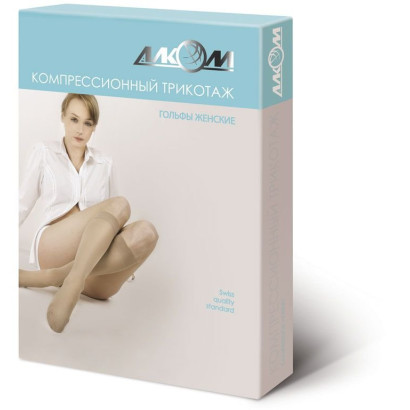 Гольфы женские компрессионные лечебные, III класс компрессии Алком 5013 ONLINE ONLY / WAYFORPAY