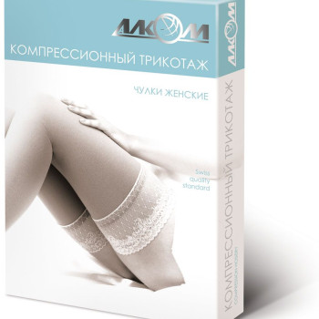 Моночулок женский с закрытым носком, 2 компр. Алком 6012 (левый) ONLINE ONLY / WAYFORPAY