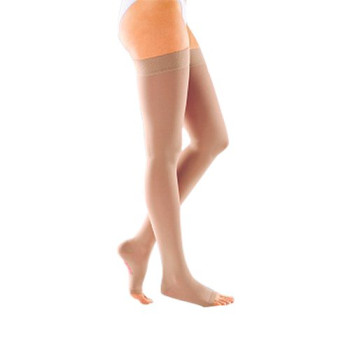 Панчохи компресійні,  III клас компр. Medi mediven PLUS з силік. резинкою, відкр. мисок