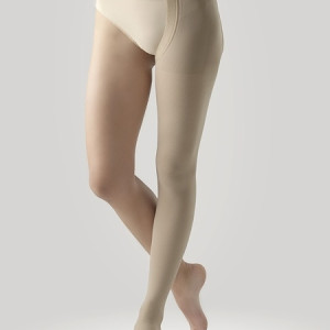 Чулки компрессионные, III класс компрессии Ofa Bamberg Lastofa (с хлопком и фикс. поясом)