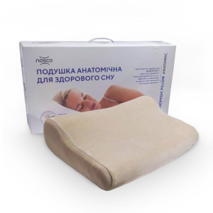 Подушка ортопедическая с эффектом памяти NOSCO ANATOMIC MED 17001