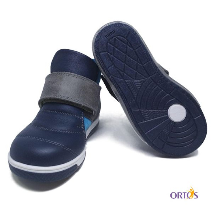 Ботинки демисезонные ортопедические с подкладкой Gore-tex AR4002 цвет синий