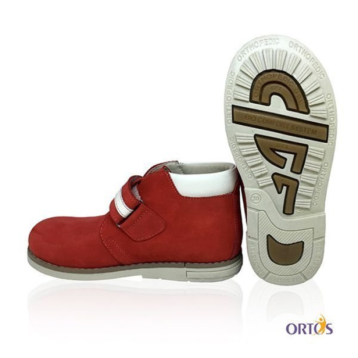 Ботинки детские ортопедические ОrtoBaby D9104 цвет красный