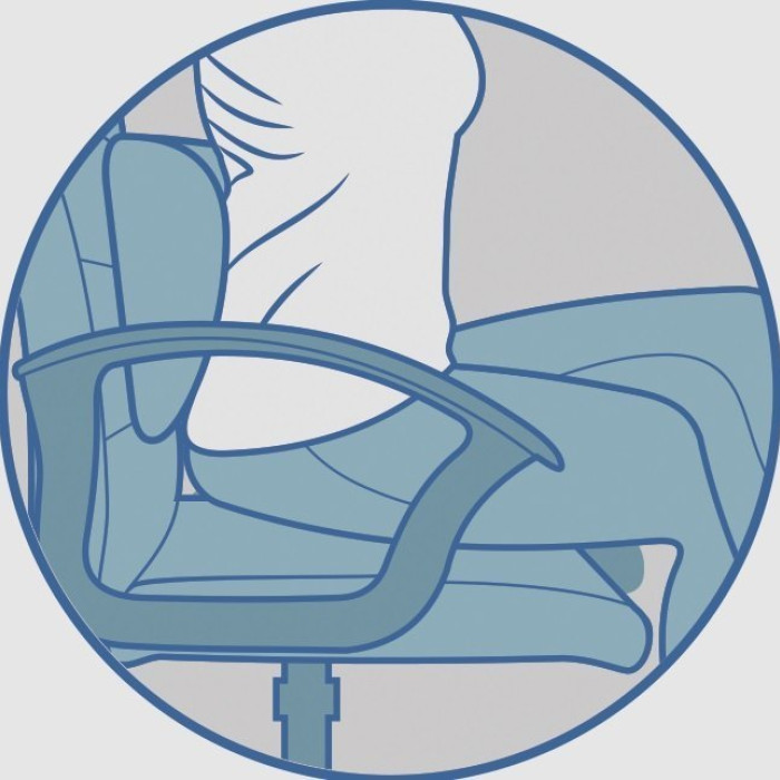 Ортопедична подушка під спину для сидіння Olvi J2308 01969