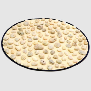 Коврик массажный с натуральной галькой "Ортек" диаметр 44 см Olvi 03238