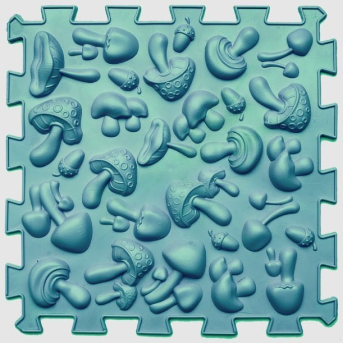 Акупунктурный массажный коврик "Пазлы Микс" 4 элемента Olvi 07789