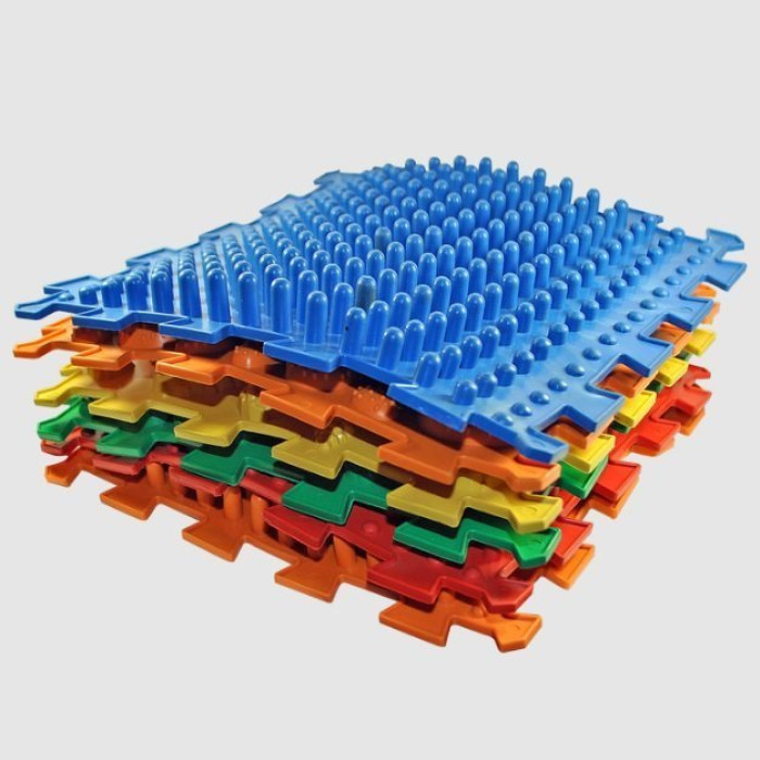 Акупунктурный массажный коврик "Пазлы Микс" 4 элемента Olvi 07789