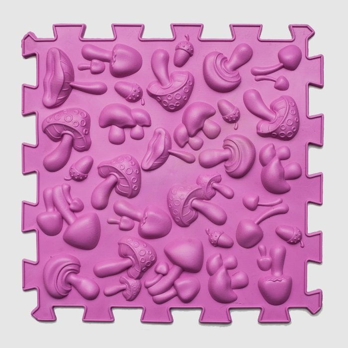 Акупунктурный массажный коврик "Пазлы Микс" 8 элементов Olvi 09224