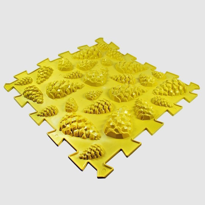 Акупунктурный массажный коврик "Пазлы Микс" 10 элементов Olvi 09428