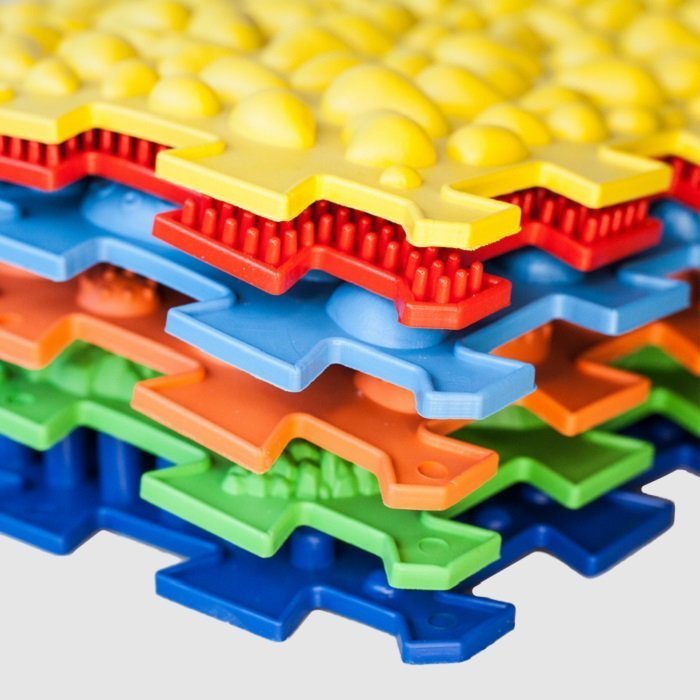 Акупунктурный массажный коврик "Мега Микс" 14 элементов Olvi 10174