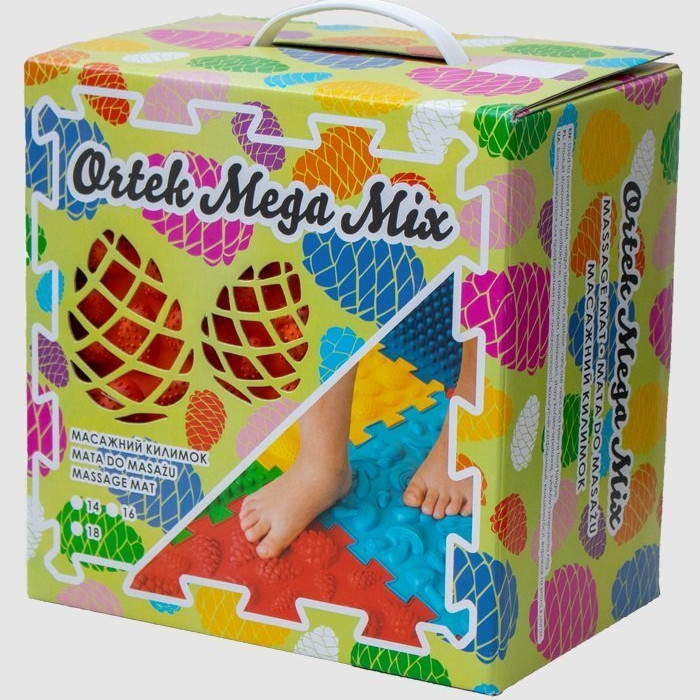 Акупунктурный массажный коврик "Мега Микс" 14 элементов Olvi 10174