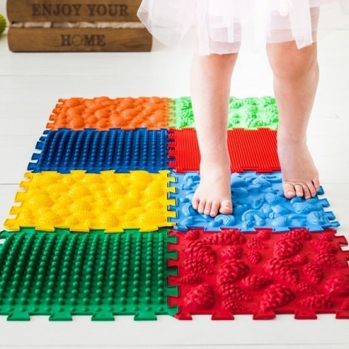 Акупунктурный массажный коврик "Мега Микс" 14 элементов Olvi 10174