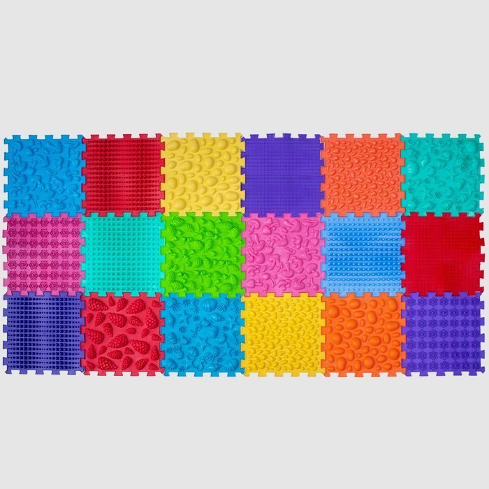 Акупунктурный массажный коврик "Мега Микс" 18 элементов Olvi 10173