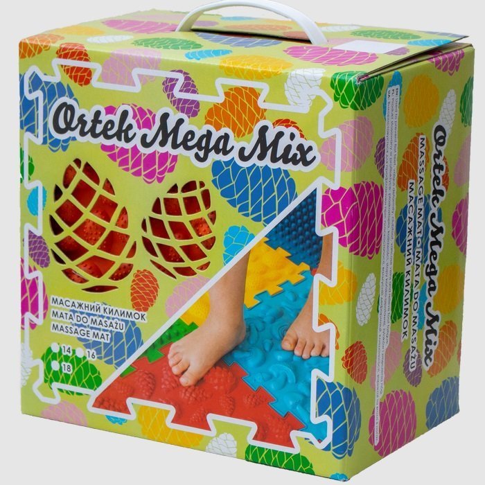 Акупунктурный массажный коврик "Мега Микс" 18 элементов Olvi 10173