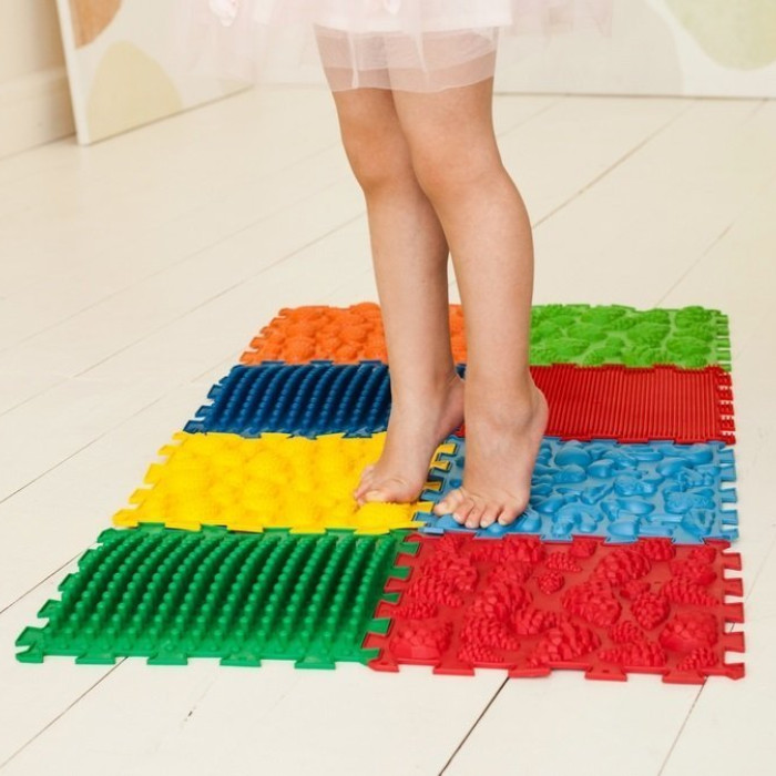 Акупунктурный массажный коврик "Мега Микс" 18 элементов Olvi 10173