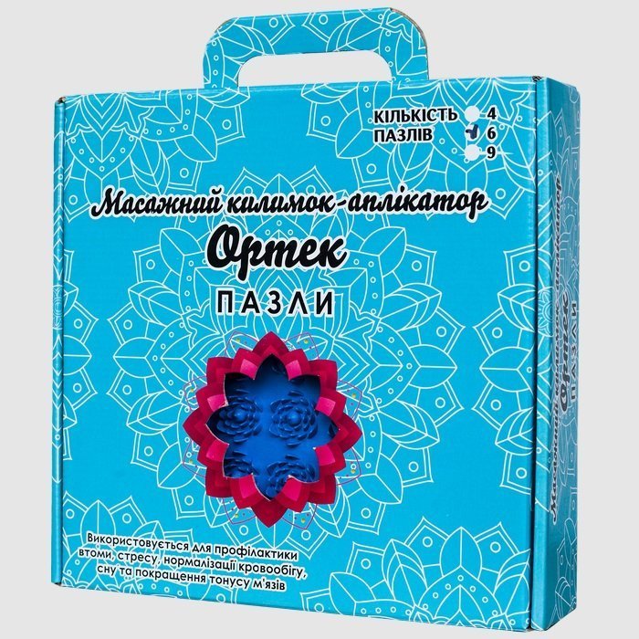 Акупунктурный массажный коврик "Лотос" 4 элемента Olvi 09532