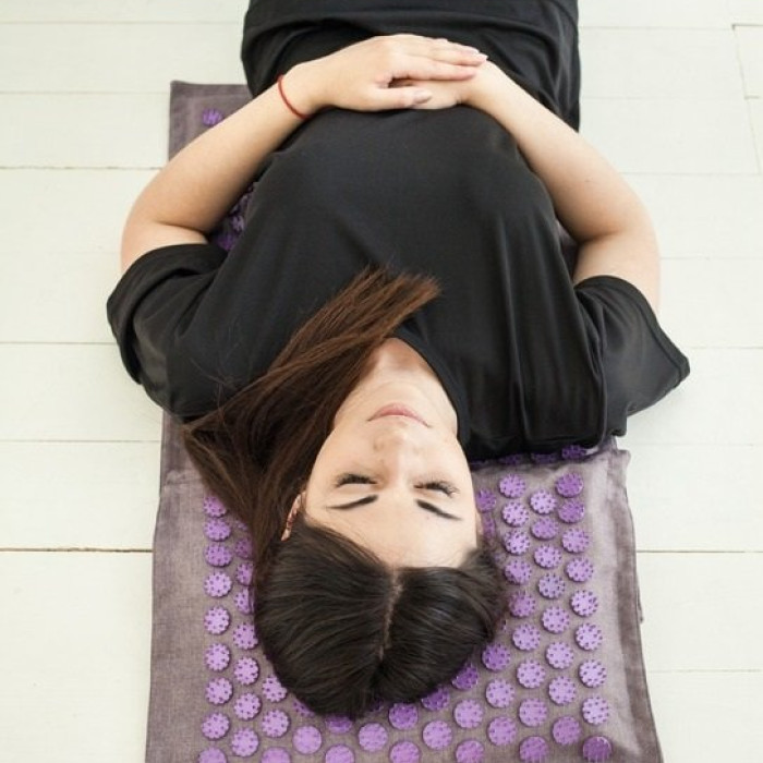 Акупунктурный набор “Ортек” коврик + подушка (аппликатор Кузнецова) Olvi 10026