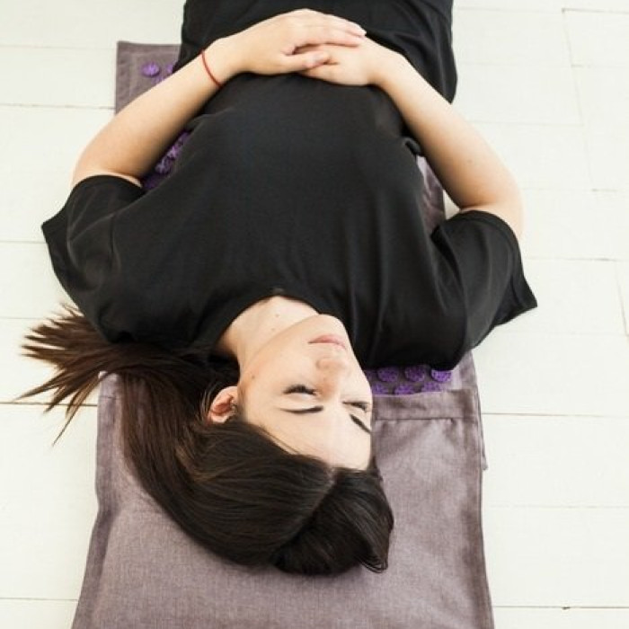 Акупунктурный набор “Ортек” коврик + подушка (аппликатор Кузнецова) Olvi 10026