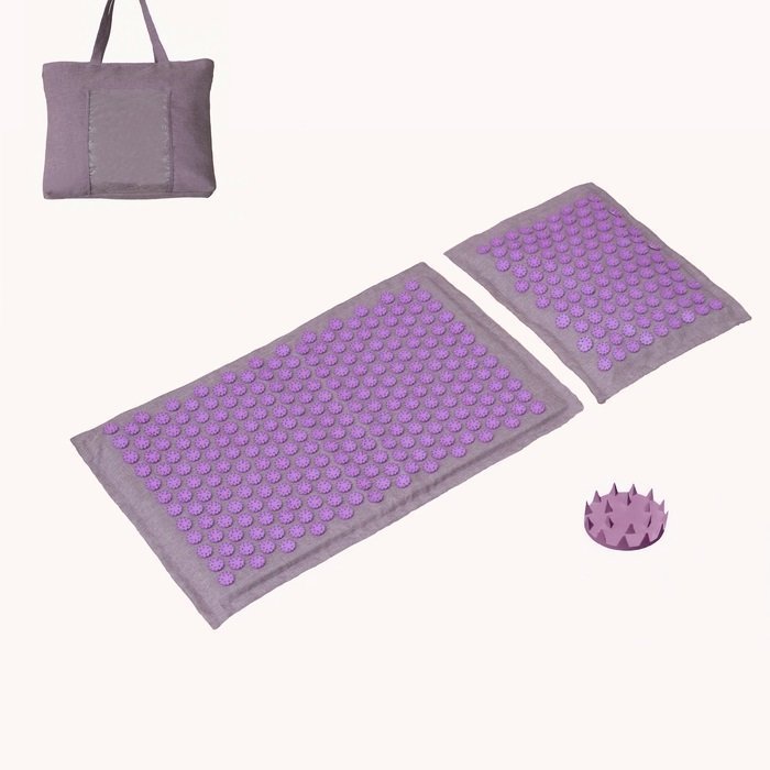 Акупунктурный набор “Ортек” коврик + подушка (аппликатор Кузнецова) Olvi 10026
