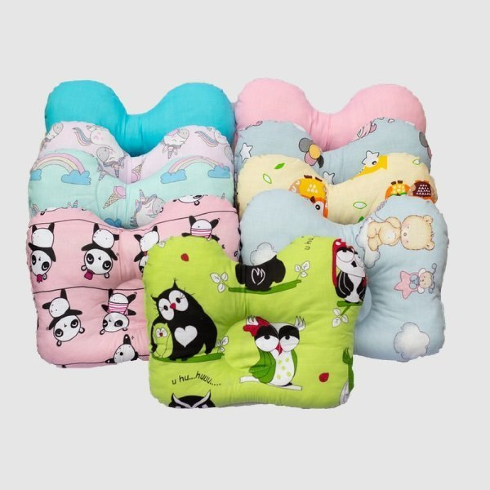 Ортопедическая подушка для новорожденных "Бабочка" Olvi J2302