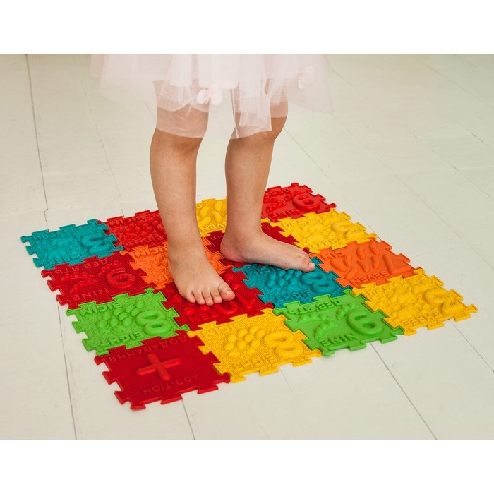 Массажный коврик Ортек Пазлы "Математика" 32 элемента Olvi 10121