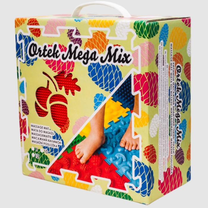 Килимок масажний "Мега Мікс" 12 елементів Ortek Olvi 11024