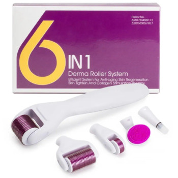 Мезороллер для обличчя та тіла 6 в 1 Olvi 11410