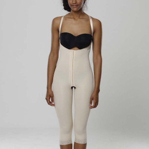 Компресійні бриджі після ліпосакції Aurafix LC-1530 високі бежеві