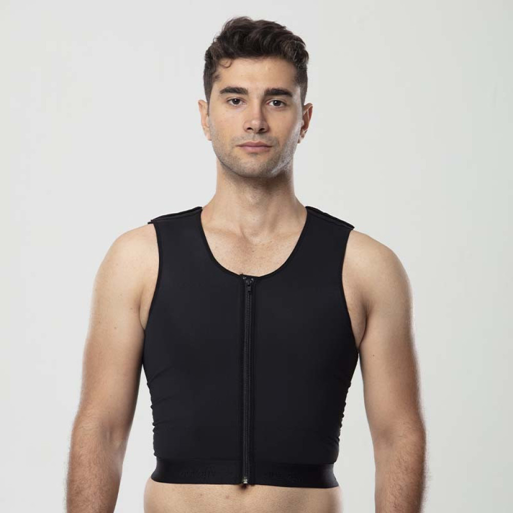 Компресійний жилет Aurafix LC-1723 на застібці чорний