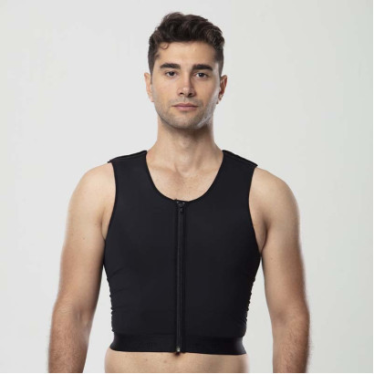 Компрессионный жилет Aurafix LC-1723 на молнии черный