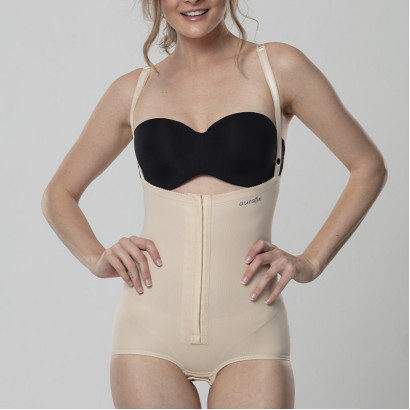 Компрессионное боди после липосакции Aurafix LC-1540 бежевый