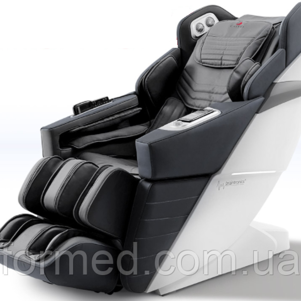 Масажне крісло Casada AlphaSonic III White Black