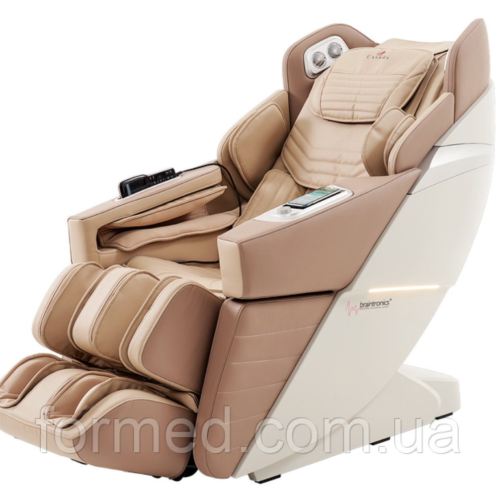 Масажне крісло Casada AlphaSonic III White Khaki