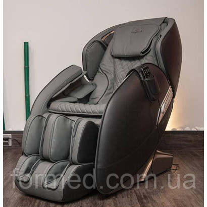 Массажное кресло Casada AlphaSonic II +Braintronics (серо-черное)