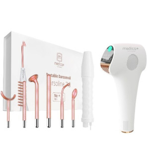 КОМПЛЕКТ 2 В 1: ПОРТАТИВНЫЙ ДАРСОНВАЛЬ MEDICA+ DARSOLINE 7.0 + ФОТОЭПИЛЯТОР HAIRCLEANER 8.0 (ЯПОНИЯ)