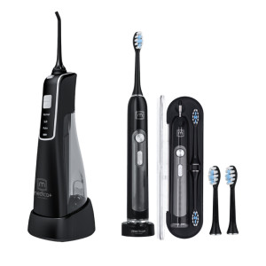 Набор Портативный ирригатор MEDICA+ Prowater Clean 7.0 + Ультразвуковая зубная щетка MEDICA+ PROBRUSH 9.0 black