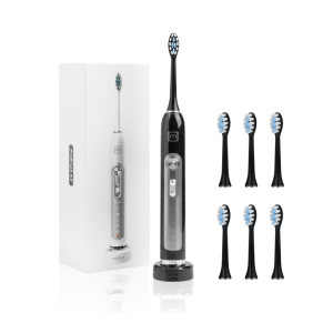 Ультразвукова зубна щітка MEDICA+ PROBRUSH 9.0 black + насадки (6 шт)