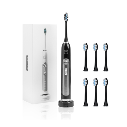 Ультразвукова зубна щітка MEDICA+ PROBRUSH 9.0 black + насадки (6 шт)