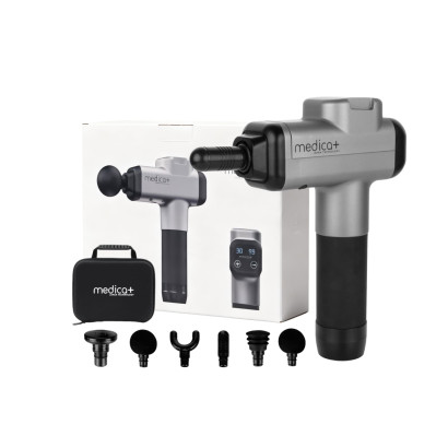 Перкуссионный ручной массажер для тела и мышц MEDICA+ MassHand Pro 6.0