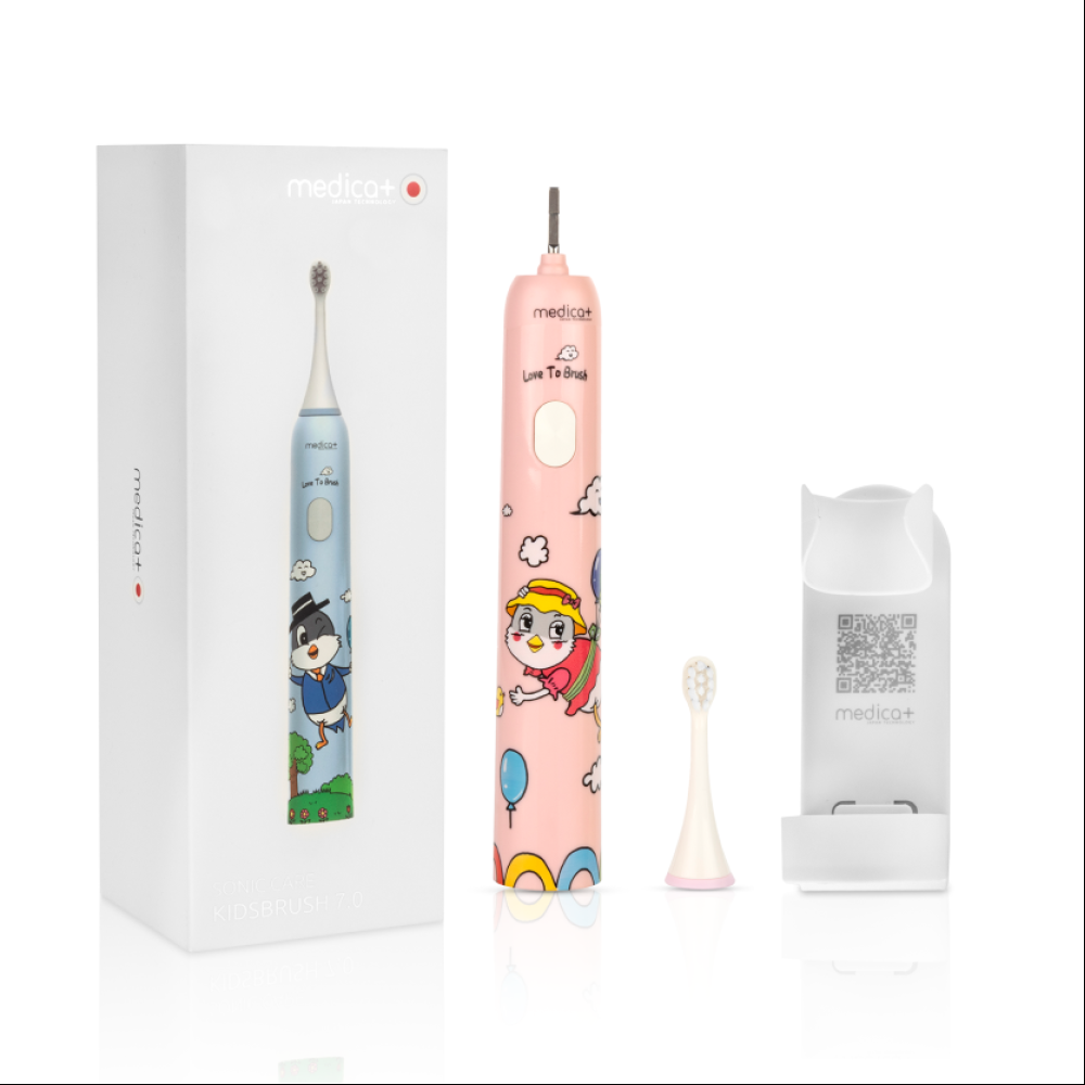 Звуковая зубная щетка Medica+ KidsBrush 7.0 Pink