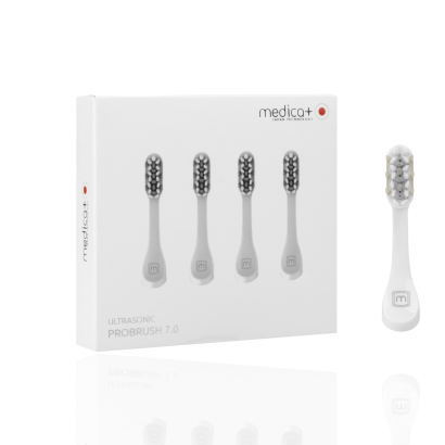 Насадки для звуковой зубной щетки MEDICA+ ProBrush 7.0 Compact (4шт)