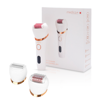 Електрична роликова пилка-пемза 4в1 MEDICA+ BodyControl 4v1 + Насадки (2 шт)