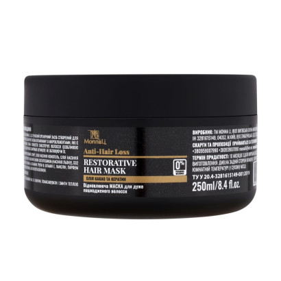 MonnaLI Маска проти випадіння та ламкості для дуже пошкодженного волосся (250 мл)