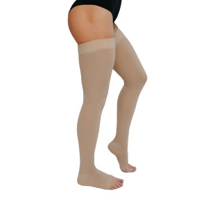 Панчохи компресійні медичні 2 клас COMPRESSANA NOVA 0281, відкритий носок, A-G/H (шовковий)