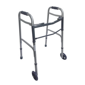 Ходунки складані з двома фіксаторами дорослі Doctor Life 10184SL/W